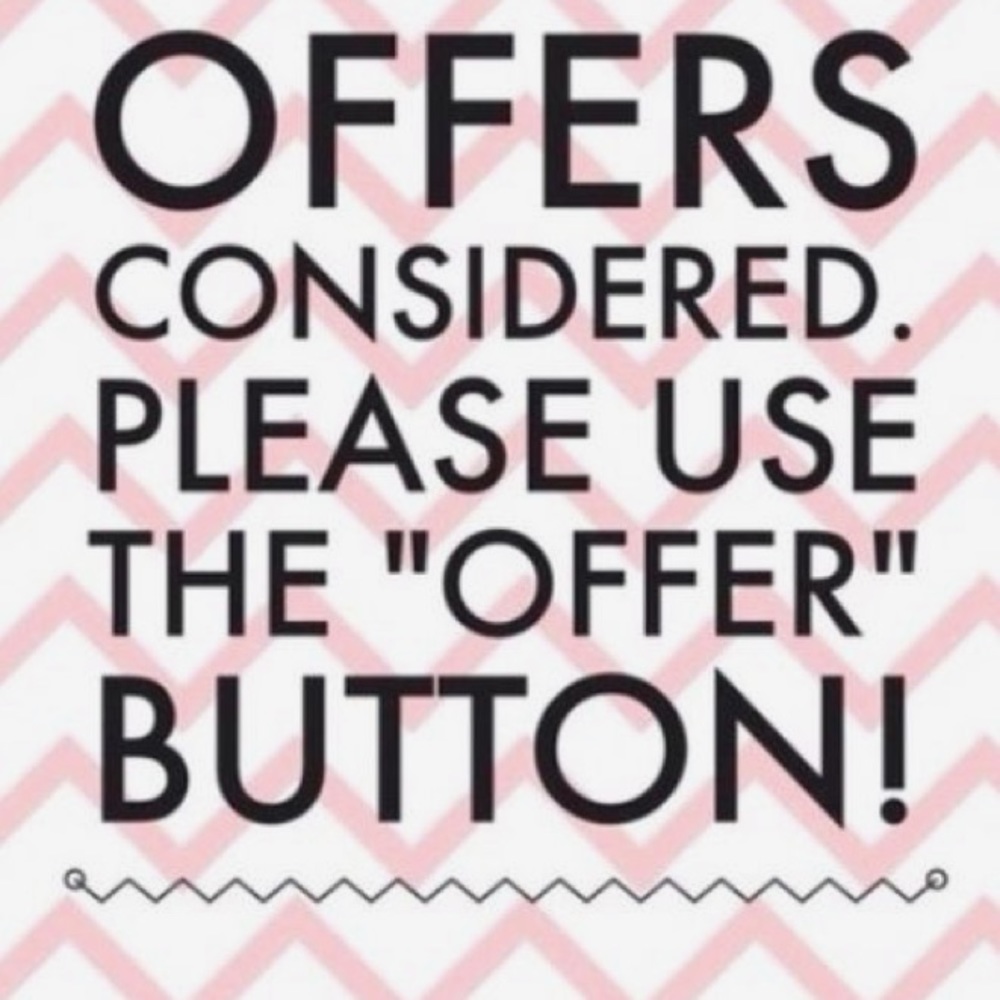 Reasonable offers always accepted ❣️